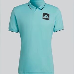 Adidas Men's Paris HEAT.RDY Tennis FREELIFT POLO golf Shirt HC7698 XXL Blue